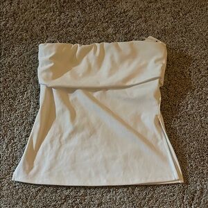 White Strapless Women's Top